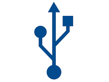 USB Logo Blue