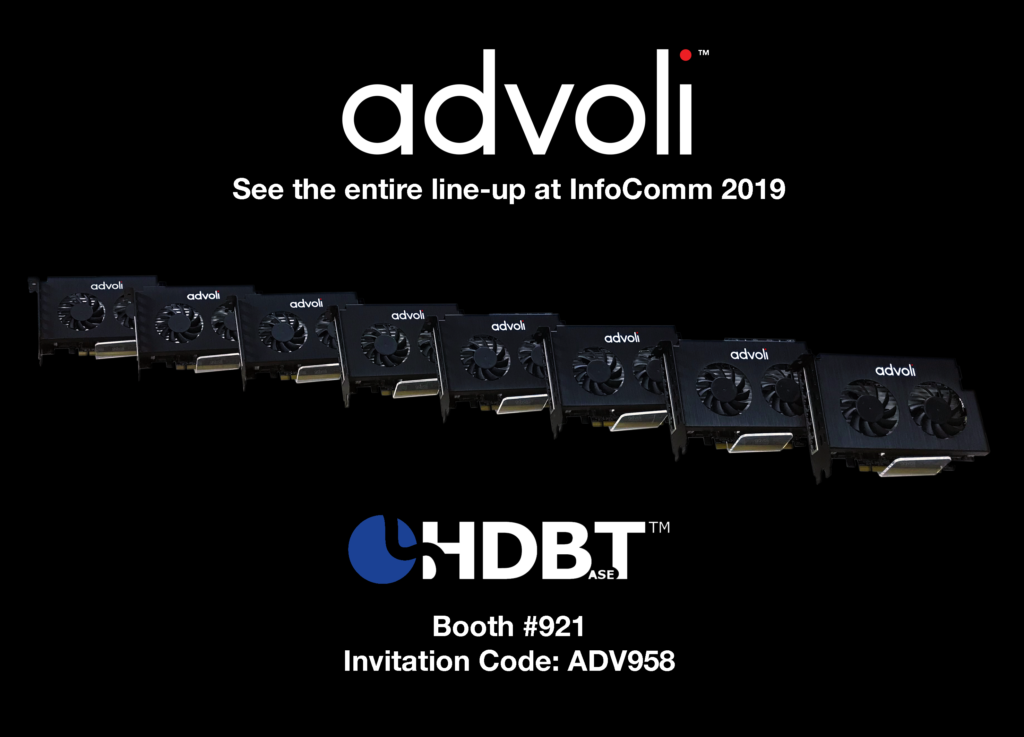 advoli invitation to InfoComm Florida 2019