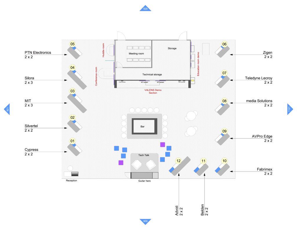advoli stand at HDBaseT booth at InfoComm 2019