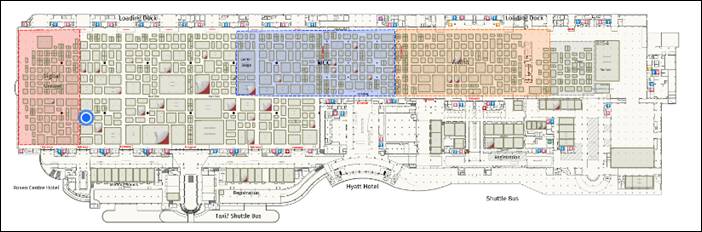 advoli booth map at InfoComm 2019